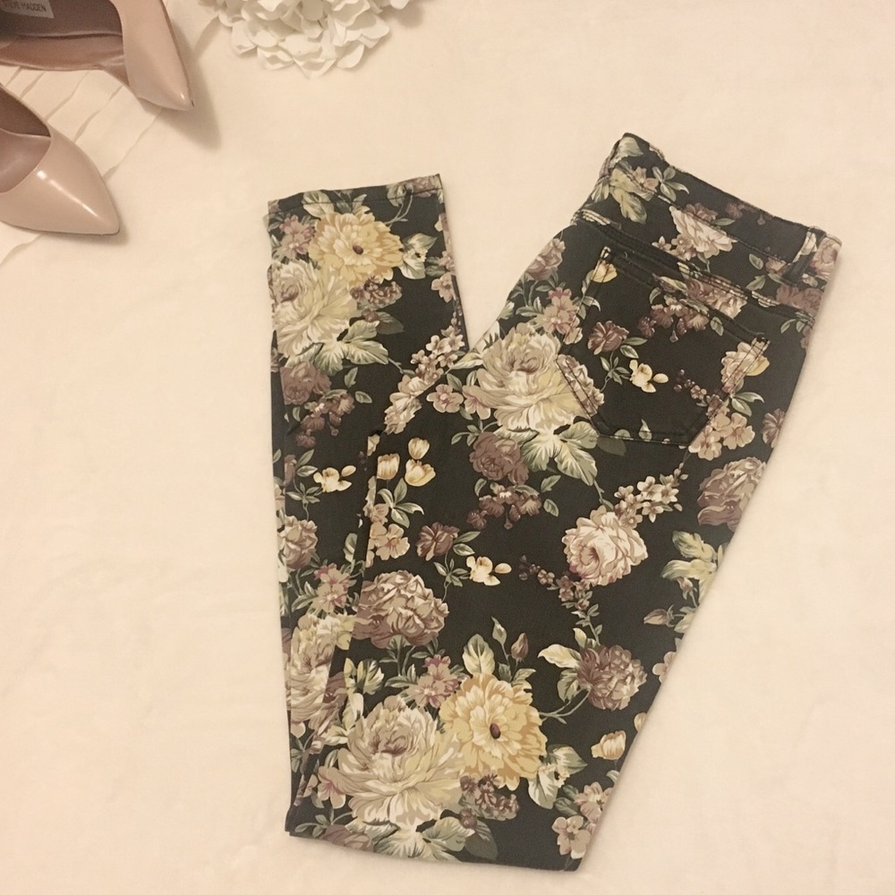 New look Floral print skinny jeans
